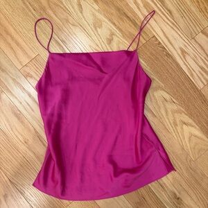 Cami NYC Fuchsia Satin Camisole